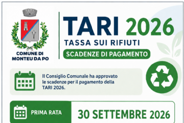 TARI 2026 - scadenze di pagamento